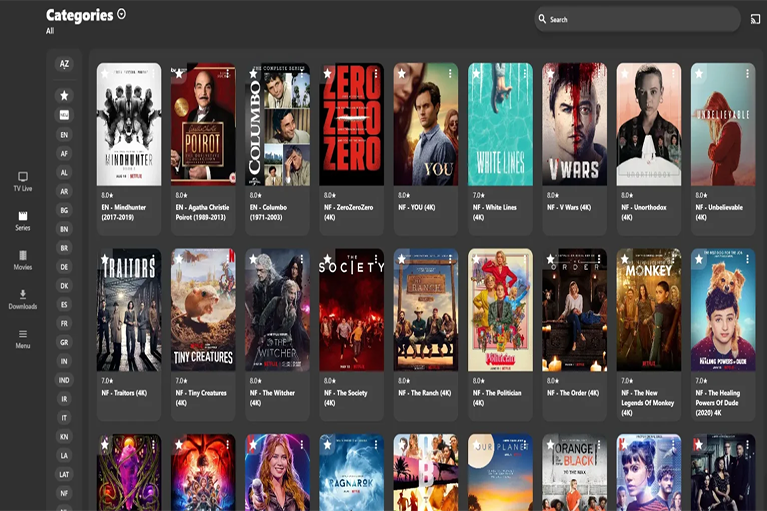 windows your IPTV content